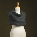 Grey - kumaun hand knitted woollen cowl 53 - handcrafted