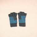 Grey Kumaun Hand Knitted Woollen Hand Gloves (Adult)