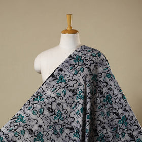 Grey - kutch batik cotton fabric 06 - handcrafted