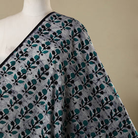 Grey - kutch batik cotton fabric 07 - handcrafted