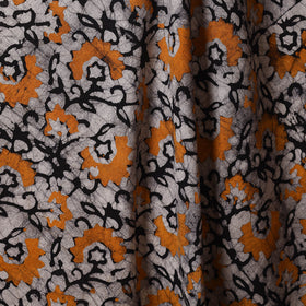 Grey - kutch batik cotton fabric 23 - handcrafted