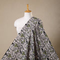 Grey - kutch batik cotton fabric 68 - handcrafted