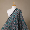 Grey - kutch batik cotton fabric 80 - handcrafted
