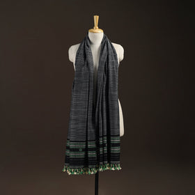 Kutch bhujodi handwoven merino wool shawl 221 - handcrafted