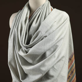 Kutch bhujodi handwoven merino wool shawl 37 - handcrafted