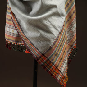 Kutch bhujodi handwoven merino wool shawl 37 - handcrafted