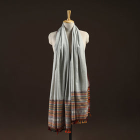 Kutch bhujodi handwoven merino wool shawl 37 - handcrafted
