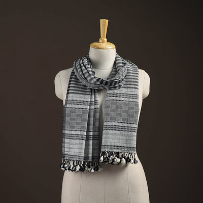 Kutch bhujodi handwoven merino wool stole 207 - handcrafted