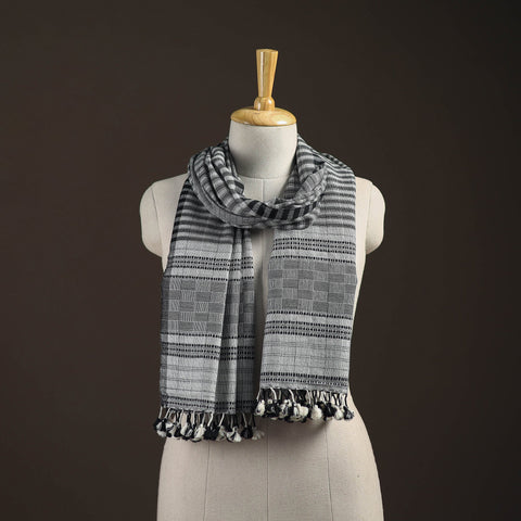 Kutch bhujodi handwoven merino wool stole 207 - handcrafted