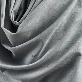 Grey - kutch bhujodi handwoven merino wool shawl 10