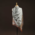 Kutch bhujodi handwoven merino wool shawl 37 - handcrafted