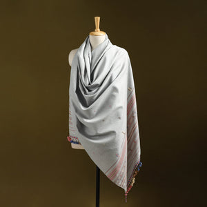 Kutch handwoven merino wool shawl 64 - handcrafted