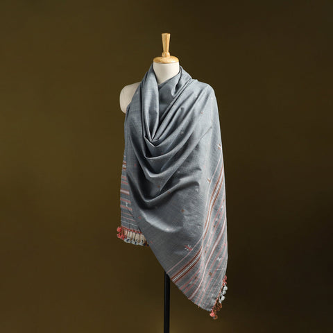 Kutch handwoven merino wool shawl 68 - handcrafted