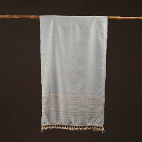 Kutch handwoven merino wool stole 56 - handcrafted
