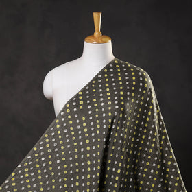  Traditional Grey Bandhani Fabric from Kutch