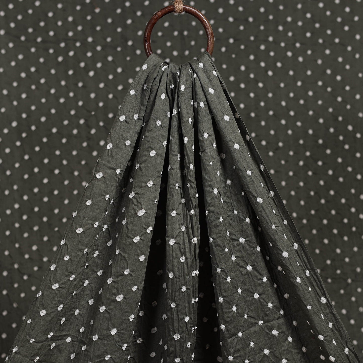 Kutch tie-dye cotton bandhani fabric 17 - handcrafted