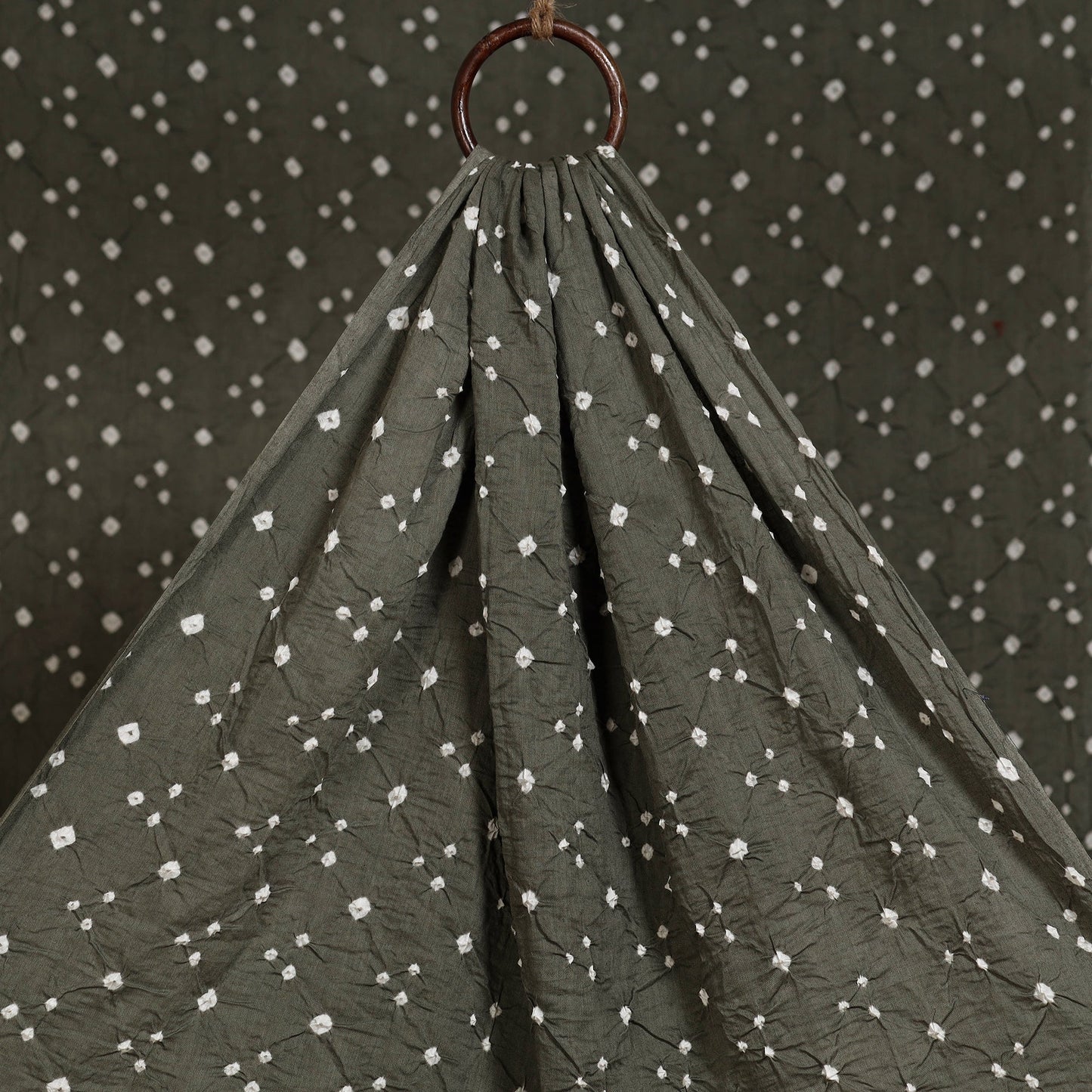 Kutch tie-dye cotton bandhani fabric 34 - handcrafted