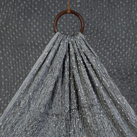 Kutch tie-dye modal silk bandhani fabric 08 - handcrafted