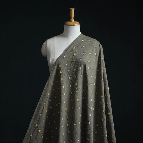 Kutch tie-dye pure mul cotton bandhani fabric 08