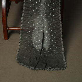 Kutch tie-dye satin cotton bandhani 3pc unstitched dress