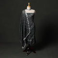 Kutch tie-dye satin cotton bandhani 3pc unstitched dress