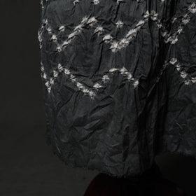 Kutch tie-dye satin cotton bandhani 3pc unstitched dress
