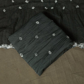 Kutch tie-dye satin cotton bandhani 3pc unstitched dress