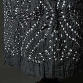 Kutch tie-dye satin cotton bandhani 3pc unstitched dress