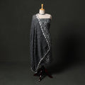 Kutch tie-dye satin cotton bandhani 3pc unstitched dress