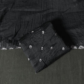Kutch tie-dye satin cotton bandhani 3pc unstitched dress