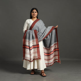 Buy Kutch Weaving Handloom Fine Cotton Bhujodi Dupatta