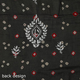 Lucknowi chikankari work bandhani unstitched kurta material