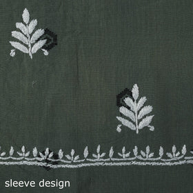 Lucknowi chikankari work jacquard unstitched kurta material