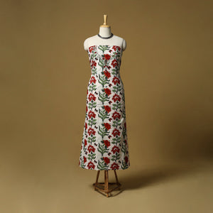 Lucknowi chikankari work sanganeri unstitched kurta