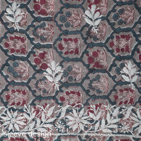 Lucknowi chikankari work sanganeri unstitched kurta