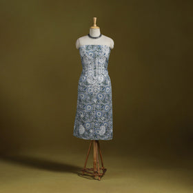 Lucknowi chikankari work sanganeri unstitched kurta