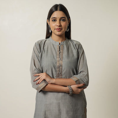  Mangalagiri Handloom Cotton Straight Kurta 32 