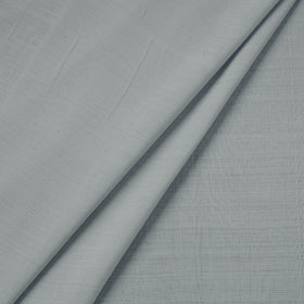 Grey Mangalagiri Plain Handloom Cotton Fabric 