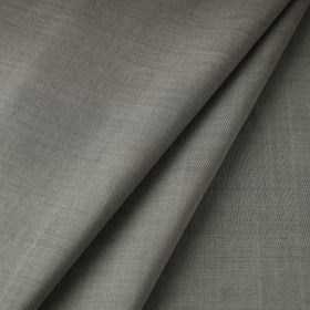 Grey Mangalagiri Plain Handloom Cotton Fabric 
