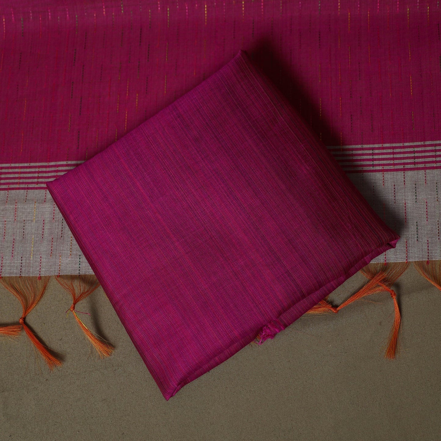 Mangalagiri silk cotton 3pc unstitched dress material