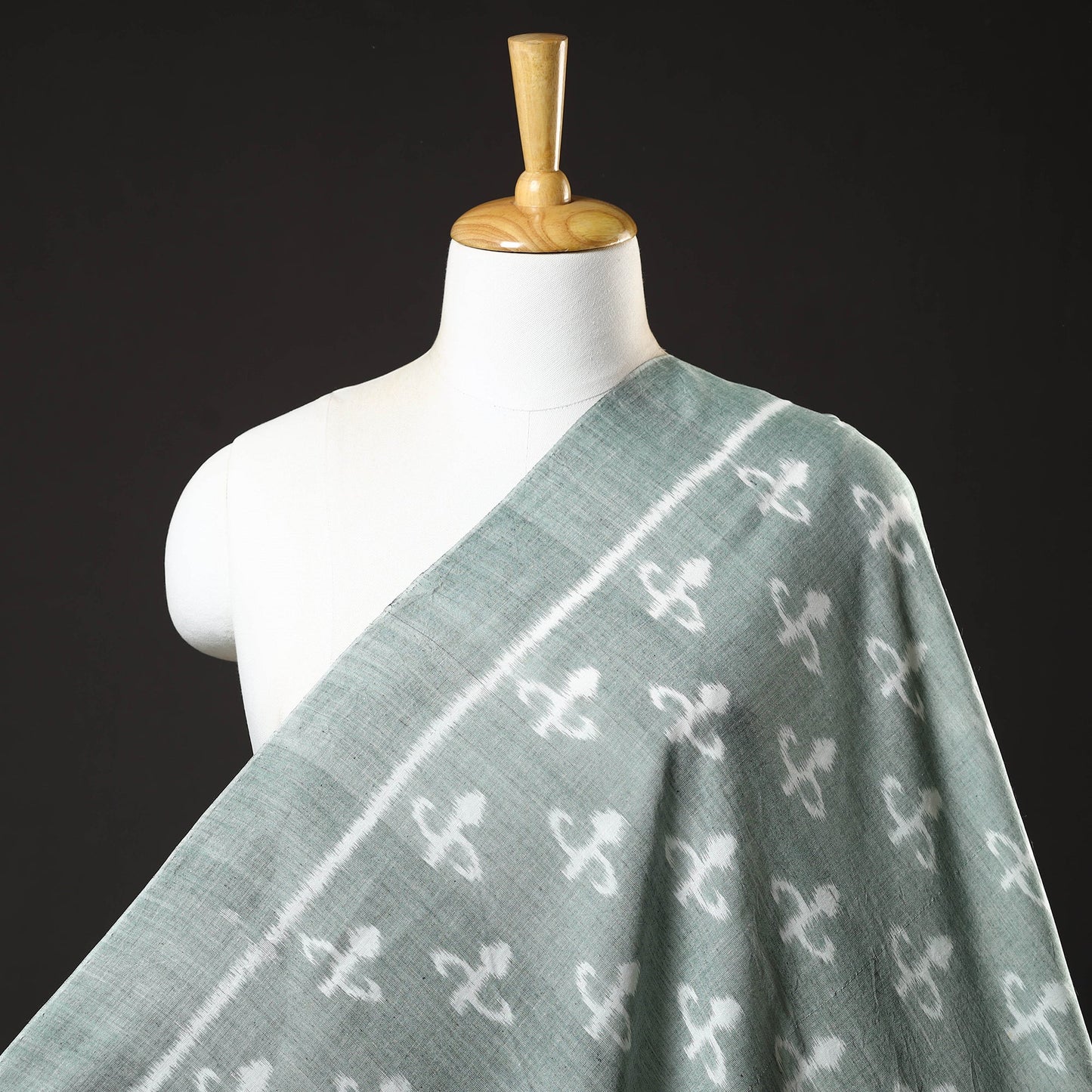 Buy Maniabandha Ikat Weave Handloom Cotton Fabric 11 Online at iTokri.com