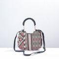 Grey Marudhara Printed Cotton Hand Bag