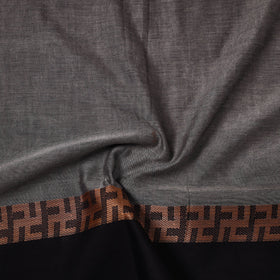  Grey Mercerised Cotton Dharwad Fabric