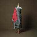 Handloom mercerised cotton pochampally ikat 2pc unstitched