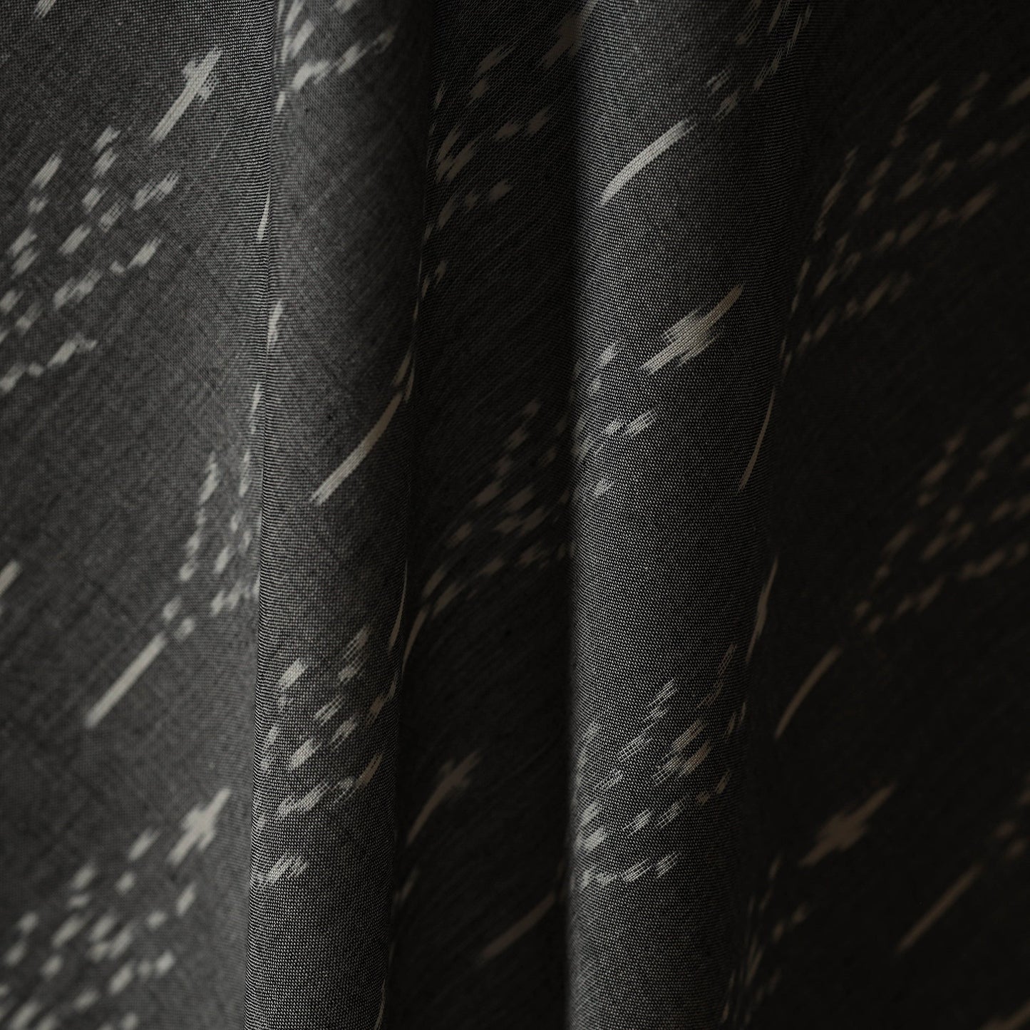 Mercerised cotton pochampally ikat fabric 02 - handcrafted