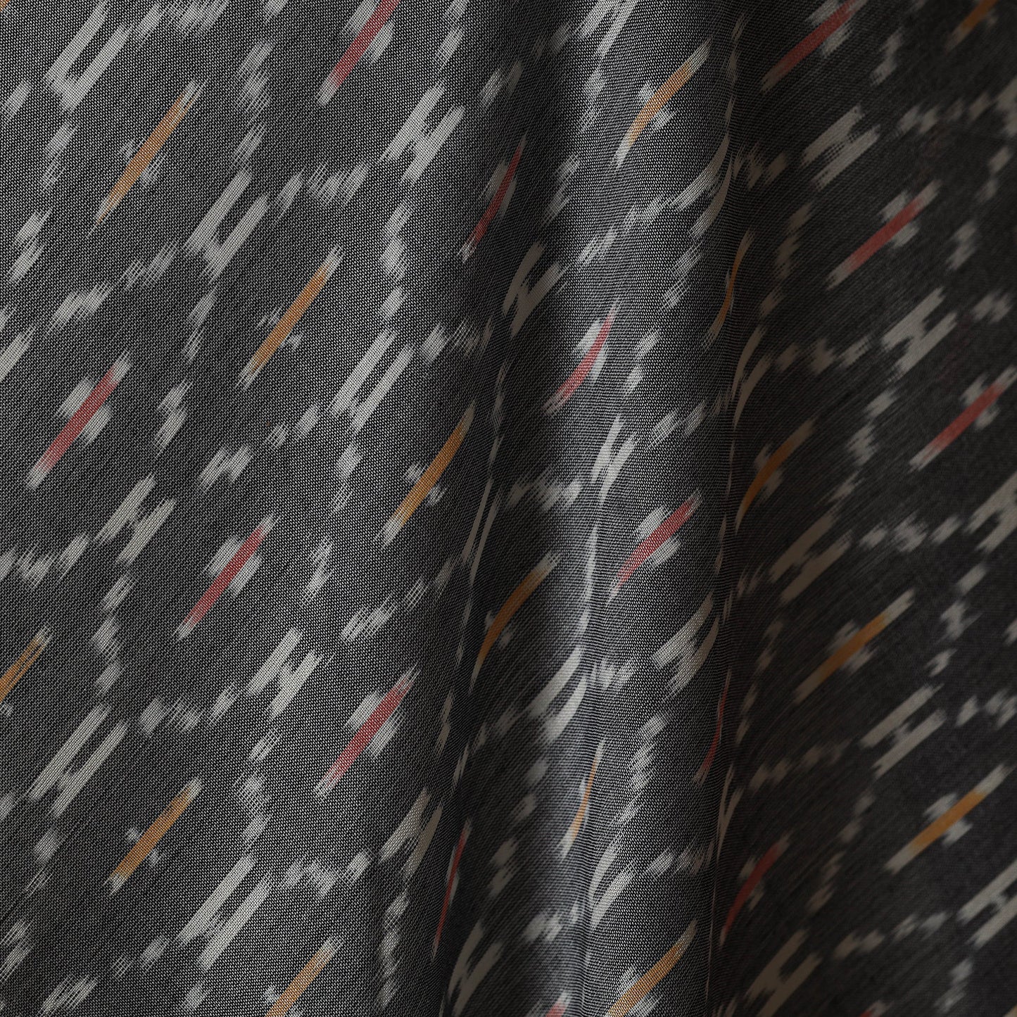 Mercerised cotton pochampally ikat fabric 18 - handcrafted