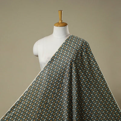 Mercerised cotton pochampally ikat fabric 23 - handcrafted