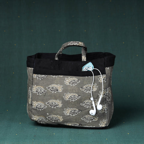  Ajrakh Multipurpose Cosmetic/Toiletry Cotton Pouch 