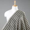 Grey - natural dyed bagru cotton fabric 04 - handcrafted