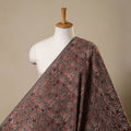Grey Natural Dyed Cotton Bindaas Block Print Fabric